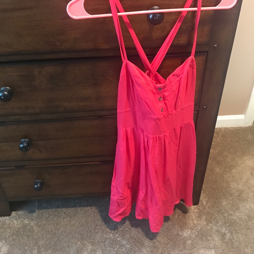 Express pink dress